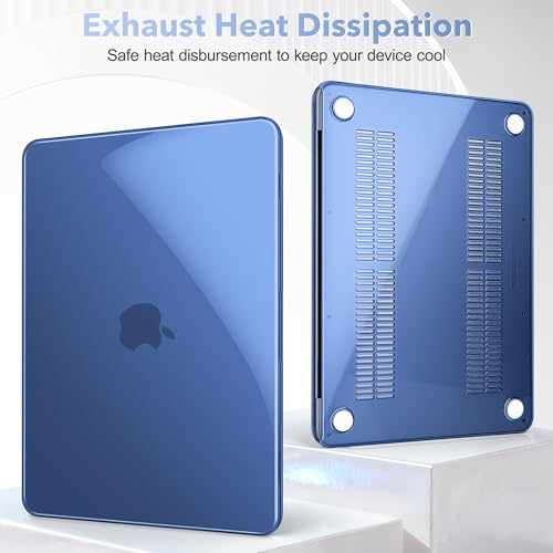 May Chen for MacBook Neo 13 inch Liquid Retina Display ((2026 Release A3404), Slim & Lightweight Protective Case with Screen Protector&Keyboard Cover&Dust Plug, Crystal Indigo - color: Crystal Indigo
