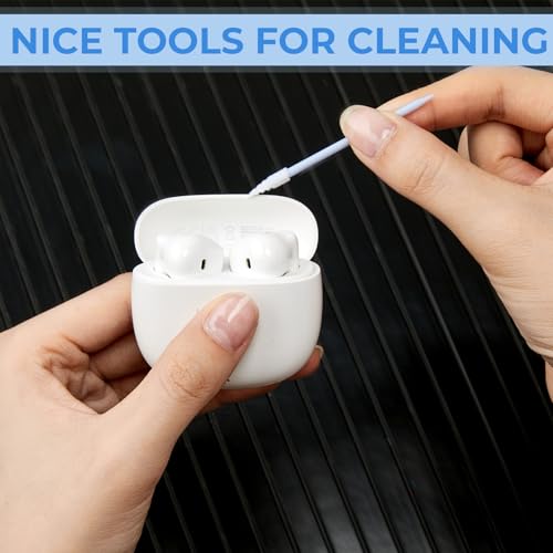 Chinco 200 Pcs Cleaning Swabs 2.56 Inch Sponge Tip Swabs Sticks for Printer Heads, Scanners, Camera Lenses, Chip Hard Disk Industries, Optical Lenses and Optical Equipment Makeup(Blue) - color: Blue