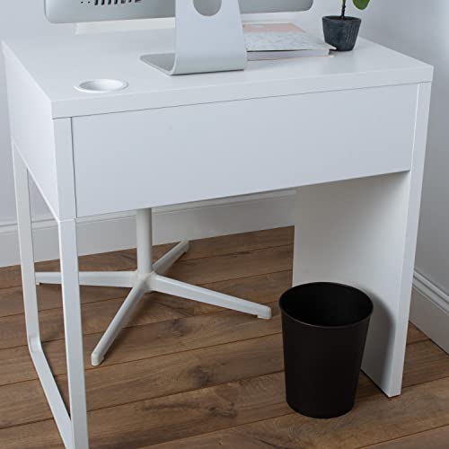 Bath Bliss 5 Liter Small Wastebasket | Round Open Top | Trash Can | Bathroom | Bedroom | Kitchen | Office | Dorm | Disposal Waste Bin | Garbage | Oil Rubbed Bronze - color: Bronze, size: 1 Pack