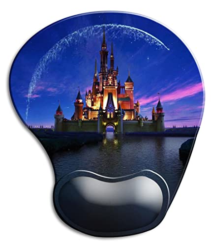 Ergonomic Mouse Pad With Wrist Support - Gaming Mousepad for Laptop, Office Decor Desk Accessories With Non-Slip Rubber Base, Anime Design - color: [MULTI-COLORED]