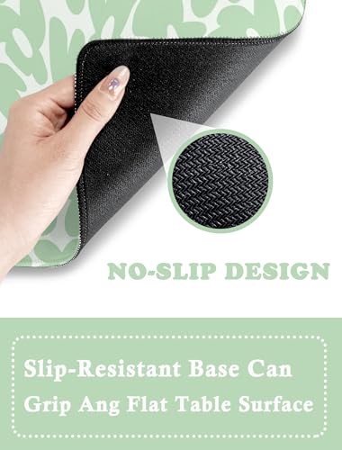 Cute Aesthetic Sage Green Keyboard Computer Desk Mat Pad Cute Sage Green, Desk Matt for Desktop, Keyboard Mats for Desk (31.5" x 15.8") - color: Sage Green