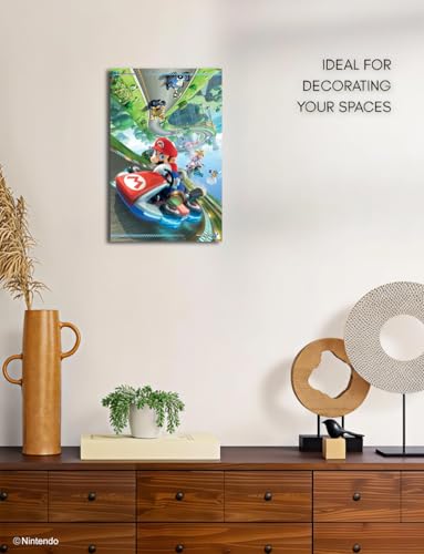 Pyramid America Super Mario Poster - Mario Kart 8 Poster - 11 x 17 inch Video Game Room Decor, Room Office & Gamers – Nintendo Decorations
