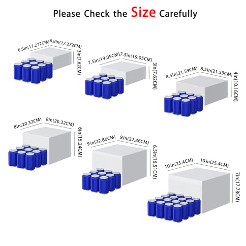 6 Pcs White Acrylic Boxes for Display as Buffet Risers and Stands, Food Risers for Party, Table, Stands, including 10", 9", 8.5", 8", 7.5", 6.8", (Large, 6Pcs, White) - size: Large, 6Pcs, White