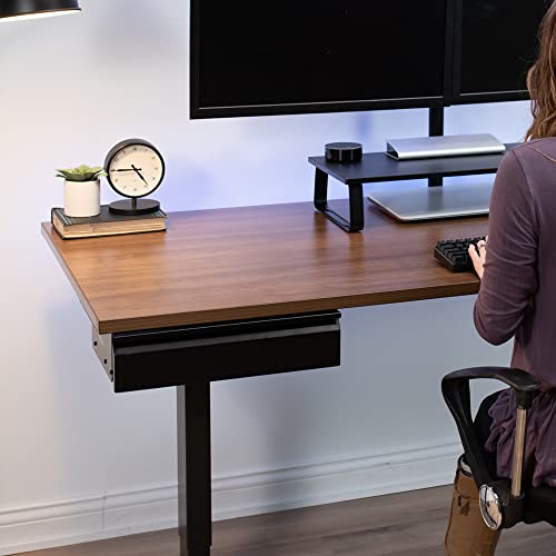 VIVO Black 16 x 9 inch Under Desk Slide Out Drawer, DESK-AC03A-B | No Shell, Sturdy Steel Design, Under Desk Storage, Workstation Organizer for Home Office, Holds 11 lbs - color: Black, size: 16 Inch