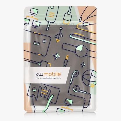 kwmobile Dust Cover Compatible with HP DeskJet 2755e / DeskJet 2720e / 2710e / 2820e / 2721e - Printer Case - Fabric Protector Cover - Chocolate - color: Chocolate