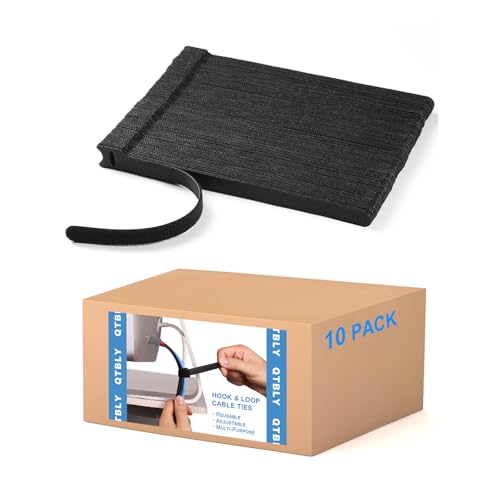 1,000 PCS 8 Inches Reusable Cable Ties | Adjustable Cord Wraps, Cable Straps | Hook & Loop Cord Organizer, Cable Management (100 PCS x 10 Packs) - size: 8 Inch 1000 Pcs