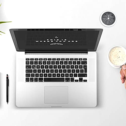Aifeier ET 2PCS Desk Grommet 2 Inch/50mm Rubber Cable Wire Grommet Cable Hole Cover for Managing and Hiding Office PC Desk Cable Cord (Black with White) - size: Detachable 2 Inch/50mm(Black with White)
