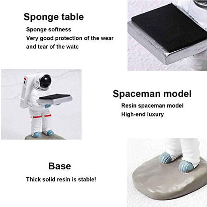 Pilarmuture Watch Display Stand Jewelry Organizer Astronaut Handmade Watch Holder Resin Figurine Jewelry Watch Storage Rack Eyeglass Holder for Office Home Decoration - size: 2#astronaut