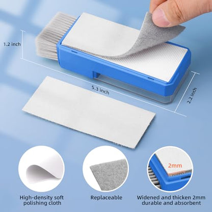 All-in-1 Keyboard Cleaner and Laptop Cleaning Kit - Professional Computer Screen-Safe Tools for MacBook and Electronics - Portable Brush Set for Gamers and Remote Professionals, SkyBlue - color: SkyBlue