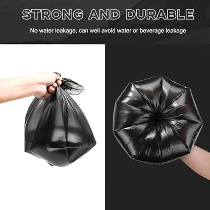 Yourkar Foldable Waterproof Leather Car Garbage Organizer Holder, Automotive Mini Dustbin Container with One Roll Trash Bag, Universal Interior Car Accessories (Trash Bag) - color: Trash Bag
