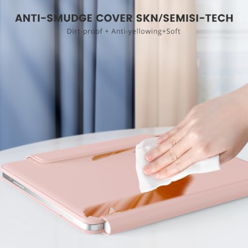 RAYMCRAFT for iPad 11th(A16, 2025)/10th Generation Case with Keyboard, Magic Keyboard 2022, Springy Backlit Keys, Stain-Resistant Surface, Multi-Touch Trackpad, Pink - color: Pink