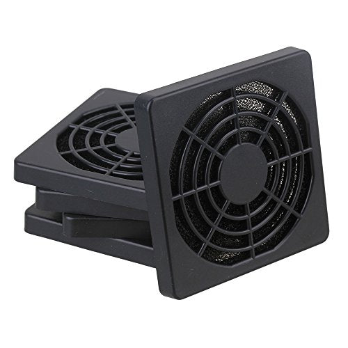 60mm Black Plastic Case Fan Filter Guard Grill or Cover PC Computer Pack of 5