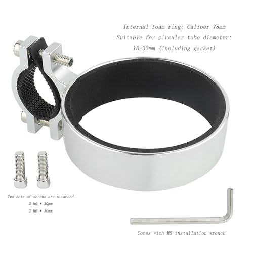 Aluminium Alloy Bicycle Cup Holder with Installation Tools Secure Clip On Water Bottle Holder Cycling Accessories Suitable for Mountain and Folding Bike