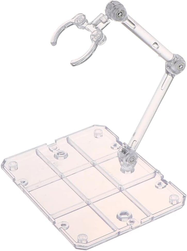 Action Figure Stand, Doll Model Display Holder Base Doll Support Stand Compatible with HG RG SD SHF Gundam 1/144 Toy Collectible Display and Storage