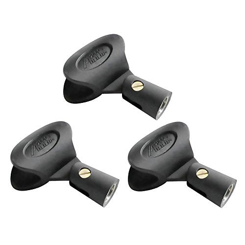 Audio2000'S AMC4181 Three-Pack Wireless Microphone Holders Clips (Total 3 Microphone Holders Clips)