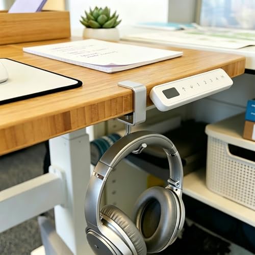 Adjustable Metal Table Hooks for Hanging Purses and Headphones on the Desk at Home and Office, 4-Pack - size: 4 Pack