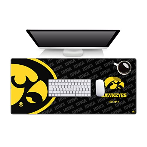YouTheFan NCAA Iowa Hawkeyes Logo Series Desk Pad - style: Iowa Hawkeyes