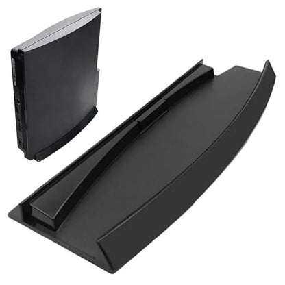 Stand for PlayStation PS3 Slim (2000 or 3000 Series) Compatible Holder Vertical Stand Mount – Black