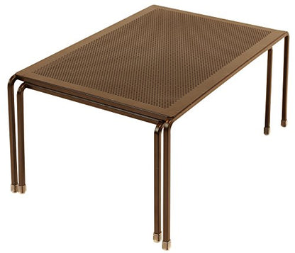 Deco Brothers Expandable Cabinet Shelf Organizer for Kitchen Cabinet and Counter, Bronze - color: Bronze
