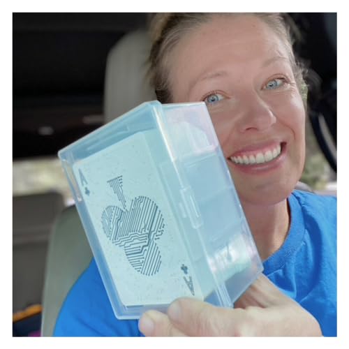 PRODUCT80 8 Pack BitsBins 100+ Card Box with Unique Inner Wall Design, Holds 142 Un-sleeved or 75 Sleeved Standard Playing Cards, Compatible with MTG and Pokemon Cards, Snap Tight Lid - size: 100+ Card Box, Pack of 8