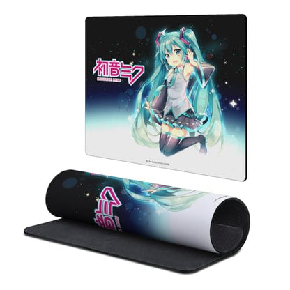 Head Case Designs Officially Licensed Hatsune Miku Night Sky Graphics 9.84 x 11.81 x 0.12 inches (250 x 300 mm) - S Gaming Office Desk PC Keyboard Mouse Mat Pad - color: Night Sky, size: 9.84 x 11.81 x 0.12 inches (250 x 300 mm) - S