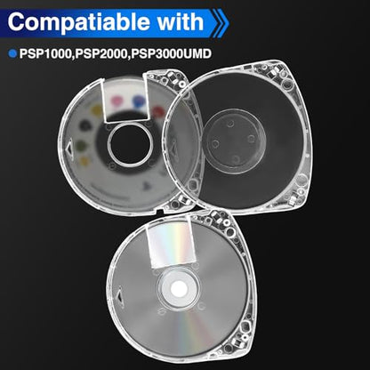 20Pcs DVD CD Case Compatible with UMD Game Disc Storage Case Clear UMD Shell for PSP 1000 for PSP 2000 for PSP 3000