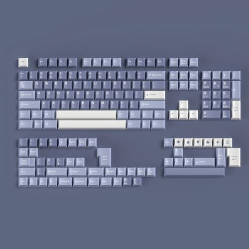 Sumgsn 163 Keys Doubleshot Keycaps Set Cherry Profile Fishing Key caps with 7u Spacebar Fit for 61/64/87/104/108 Cherry Mx Switches Alice Keyboard Mechanical Keyboards - color: Fishing Keycaps