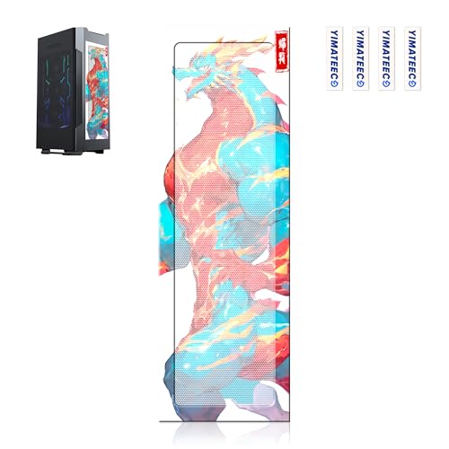 Dust Filter PC 360mm x 120mm DIY PC Case Dust Mesh Filter for Computer Case Cooler Fan, Magnetic Frame Dustproof Cover PVC 50 Mesh Fan Grills (PVC, UV GESILA Type, 120 * 360mm,1PC, White) - color: White- GESILA, size: 1PC - PVC PRO V5.0