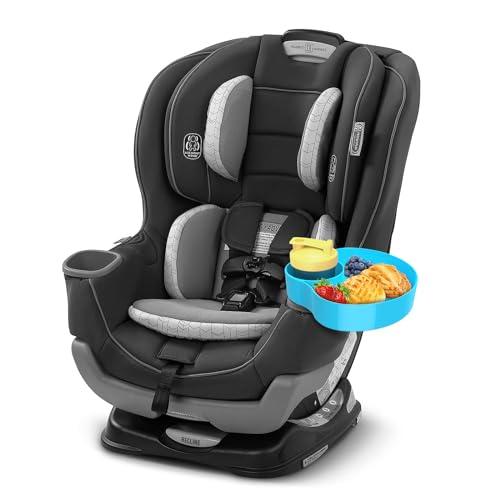 Car Seat Cup Holder for Kids - Kids Travel Tray with Snack Tray, CarSeats Snack Trays for Toddler, Car Cup Holder for Safety Seats, Fits Stroller & Booster (bluegray) - color: bluegray