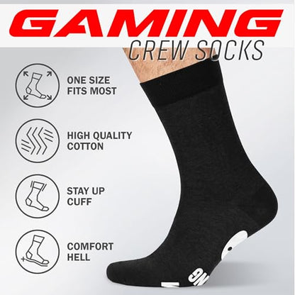 Gamers Gifts for Men, Boys - Gifts for Gamers - Gaming Socks, Stocking Stuffers for Men, Boyfriend, Son Gaming Novelty Socks - color: Gaming01