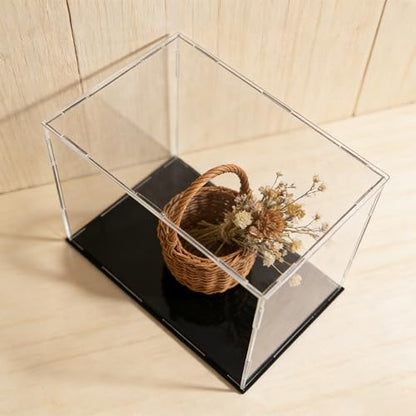 uxcell Acrylic Clear Display Case Box Dustproof Protection Showcase Cube Collectibles Show Box 11.8x5.9x7.9inch - size: 11.8x5.9x7.9inch