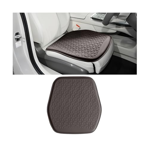 Zpana Gel Car Seat Cushion, Non-Slip & Comfortable Automotive Chair Protector Pad for Driving, Breathable Vehicle Interior Mat Cover Accessories, Universal for SUV Sedan Truck (Coffee) - color: Coffee