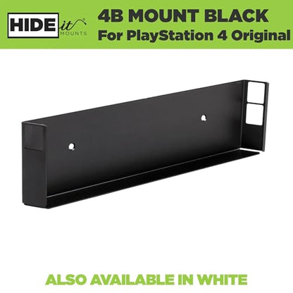 HIDEit 4 Mount (Black) - Original PS4 Wall Mount - Made in the USA - color: Original PS4