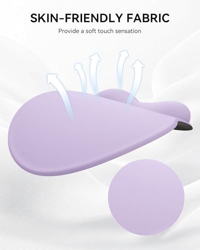 Mouse Pad with Wrist Rest, Ergonomic Mouse Pads for Desk, Office Non-Slip Mousepad with Gel Wrist Support(Lavender, 10.6''L x 9''W) - color: Lavender