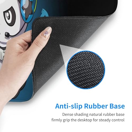 Cute Cartoon Panda Mouse Pad Large Gaming Mousepad Non-Slip Rubber Base Keyboard Mouse Mat for Laptop Keyboard Desktop 31.5 x 11.8 inch - color: Cute Cartoon Panda