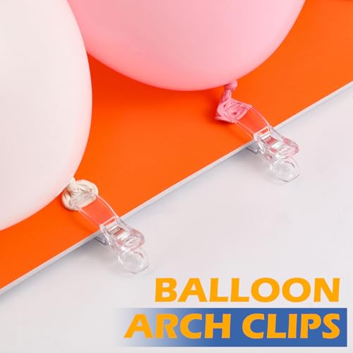 30 Pack Balloon Arch Clips Plastic Transparent Backdrop Spring Clamps 2 Inch Clear Clips for Balloon Arch Kit Birthday Decoration Crafts Woodworking Photography Studios