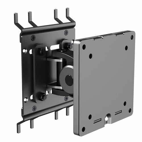 VIVO Articulating Ultrawide Monitor Pegboard Mount, Fits Screens up to 49 inches and Peg Boards up to 0.25 inches Thick with 1 inch Hole Spacing, Black, MOUNT-PB1U - size: up to 49" screens, style: Low Profile