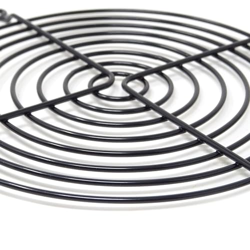 Black 10 Pack PC Fan Grill,PC Fan Cover | Black Iron 10 Pack 120MM Fan Grill,120MM Fan Cover with Screws for Computer Case Cooling Decoration - size: FCI10-10 PCS