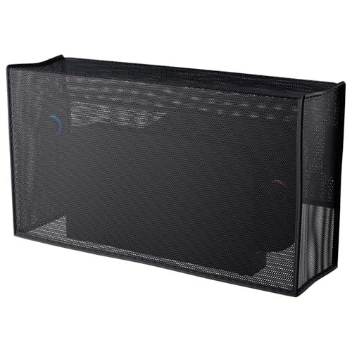 PlayVital Breathable Dust Cover for Nintendo Switch 2, Anti-Scratch Nylon Dust Guard Waterproof Cover Sleeve for Nintendo Switch 2 Console & Charging Dock -Black