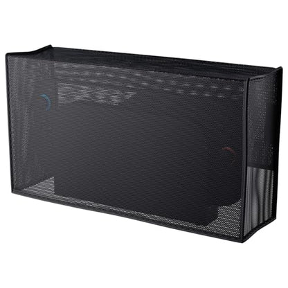 PlayVital Breathable Dust Cover for Nintendo Switch 2, Anti-Scratch Nylon Dust Guard Waterproof Cover Sleeve for Nintendo Switch 2 Console & Charging Dock -Black