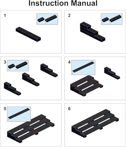 Brick Minifigure Display Case – 3-Tier Display Stand for LEGO Minifigures – Holds 35 Figures – Black Organizer Shelf for Collectors | Great Gift for Minifigure Lovers - size: 1 Pack 3-Tier