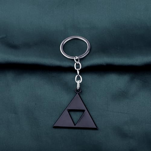 PLITI Video Game Inspired Gift Video Game Lover Gift Triangle Symbol Keychain For Gamer - color: Triangle Kybl