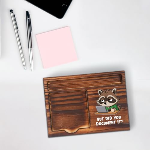 Funny IT Desk Organizer Gift, Sticky Note Holder for Developer Engineer Coworker, Office Humor Memo Pad Holder Work Desk Accessory STYW3 - style: IT Desk Organizer Gift