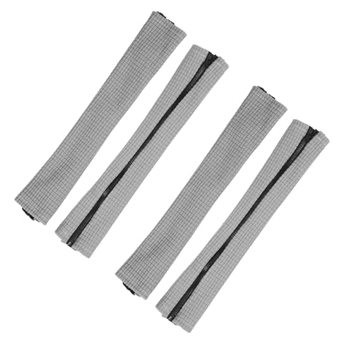 PATIKIL 22x4.3 in Office Chair Armrest Covers, 2 Pair Office Chair Arm Covers Long Computer Chairs Arm Rest Cover with Zipper Removable Rest Slipcover Hand Rest Protector, Light Gray - color: Light Gray, size: 22"