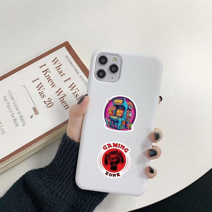 100Pcs Video Game Stickers, Multicolor Vinyl Waterproof Gaming Stickers for Boys, Teens, Men, Adults - style: Gaming Stickers