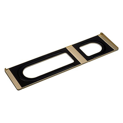 CraftMaster Union Tray for Apple Magic Keyboard and Apple Magic Trackpad 2 - Metal Dock Stand Controls Your iMac or Laptop Remotely, Premium Home and Office Accessory - Gold - color: Gold