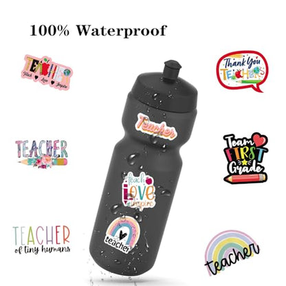 110PCS Teacher Stickers, Non-Repeating Funny Teacher Stickers Waterproof Meme Stickers for Teachers Gift Vinyl Decals Cute Stickers Gifts for Laptop Water Bottles Phone - style: Teacher Stickers