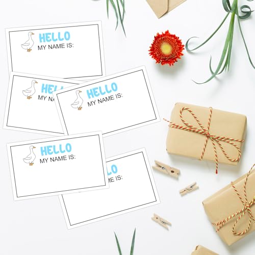 What's Your Silly Goose Name Game, What's Your Silly Goose Name Game Card, Gooses Names Games Sign 30 Sticker Cards, Gooses Baby Shower, Birthday Party Activities Decorations Names Card for Boys Girls - style: Sillygoose