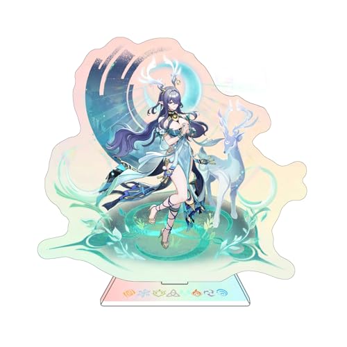 Rainteam Characters Acrylic Stand Figure,Colorful and Exquisite Character Design for Game Fans' Collection (Lauma) - color: Lauma