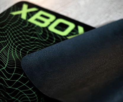 Xbox Black Graphic Protective Desk Mat Cover Organizer | Large Waterproof Mouse Pad for Laptop, Keyboard, Office | 12 x 24 Inches